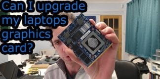 can i upgrade the graphics card in my laptop 5