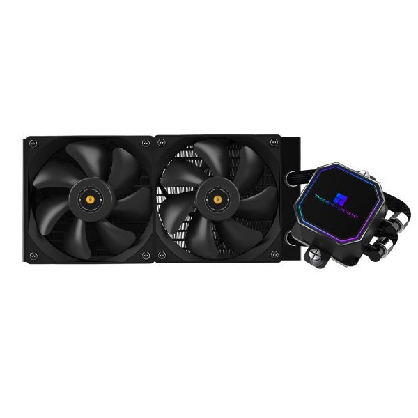 Thermalright Frozen Prism 240 Black Liquid CPU Water Cooler with 120mm PWM Fan,240 Black Cold Row Specification,Integrated Water-Cooler Heatsink for AMD/AM4/AM5,Intel LGA1700/1150/1151/1200/2011