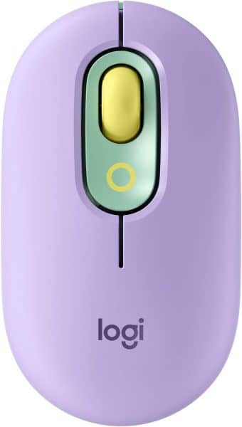 Logitech POP Mouse, Wireless Mouse with Customizable Emojis, SilentTouch Technology, Precision/Speed Scroll, Compact Design, Bluetooth, Multi-Device, OS Compatible - Daydream Mint