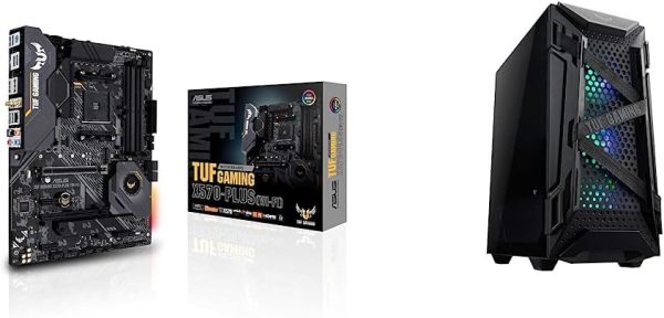 ASUS AM4 TUF Gaming X570-Plus (Wi-Fi) AM4 Zen 3 Ryzen 5000  3rd Gen Ryzen ATX Motherboard with PCIe 4.0, Dual M.2, 12+2 with Dr. MOS Power Stage