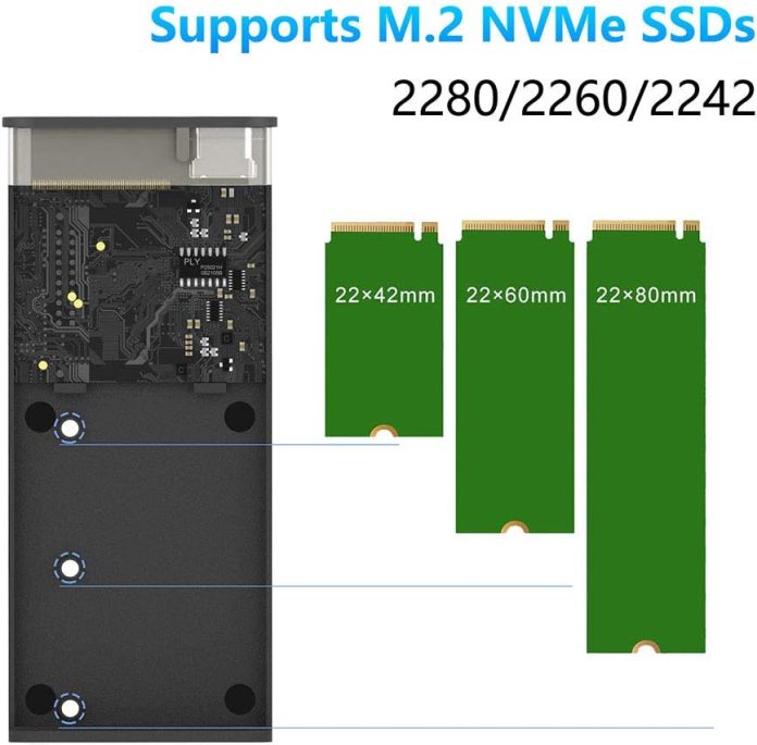 comparing 5 nvme m2 ssd enclosures features performance and compatibility