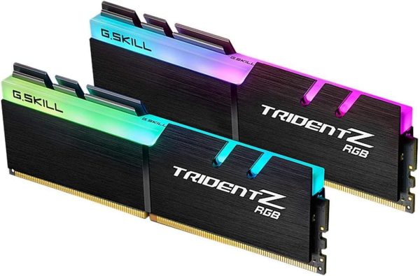 G.SKILL Trident Z RGB Series (Intel XMP) DDR4 RAM 16GB (2x8GB) 3000MT/s CL16-18-18-38 1.35V Desktop Computer Memory UDIMM (F4-3000C16D-16GTZR)