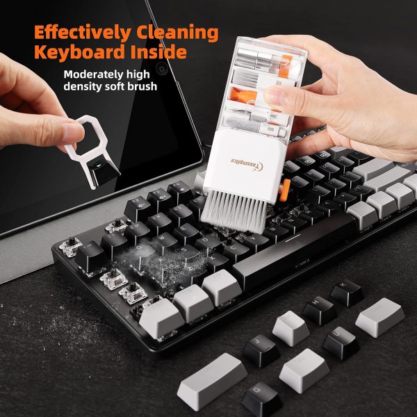 Laptop Screen Keyboard Cleaner Kit, Electronics Cleaning Tool for MacBook iPad iPhone Pro, Brush Tool for Tablet, Computer, PC Monitor, TV Camera Lens