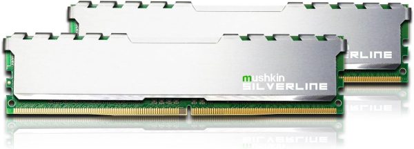 Mushkin SILVERLINE Series – DDR4 Desktop DRAM – 16GB (2x8GB) UDIMM Memory Kit – 2133MHz (PC4-17000) CL-15 – 288-pin 1.2V RAM – Non-ECC – Dual-Channel – Stiletto V2 Silver Heatsink – (MSL4U213FF8GX2)