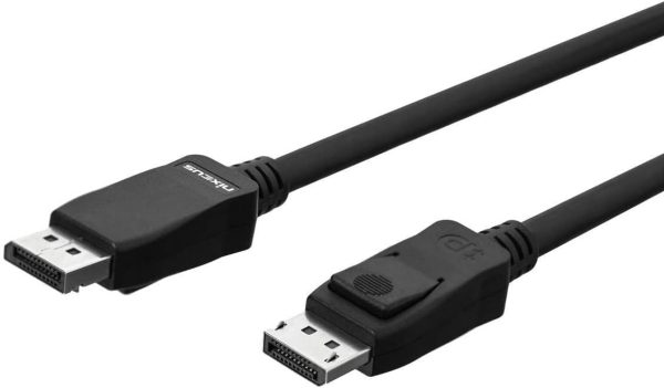 Nixeus VESA Certified DisplayPort 1.4 HBR3 Cable (6 ft) - Supports HDR Gaming Monitors, FreeSync, G-Sync, Adaptive Sync, 4K 144Hz, 8K 60Hz and up to 360Hz Ultra High Refresh Rate (NXC-6DP14)