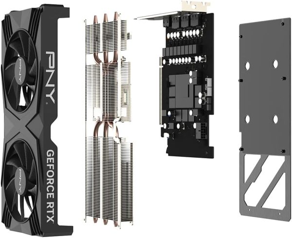 PNY GeForce RTX 4070 Super 12GB Verto Overclocked Dual Fan Graphics Card DLSS 3