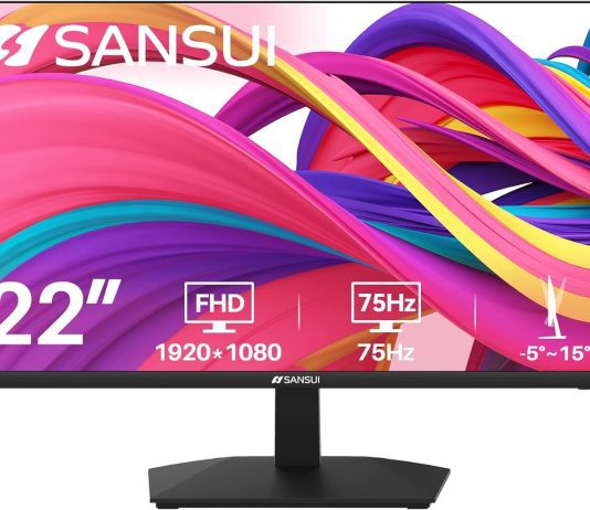 sansui monitor 22 inch 1080p fhd 75hz computer monitor review