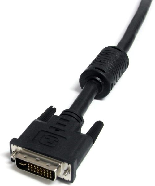 StarTech.com Dual Link DVI-I Cable - 6 ft - Digital and Analog - Male to Male Cable - Computer Monitor Cable - DVI Cord - DVI to DVI Cable (DVIIDMM6),Black