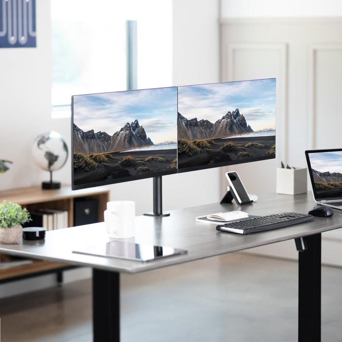 vivo dual monitor desk mount review