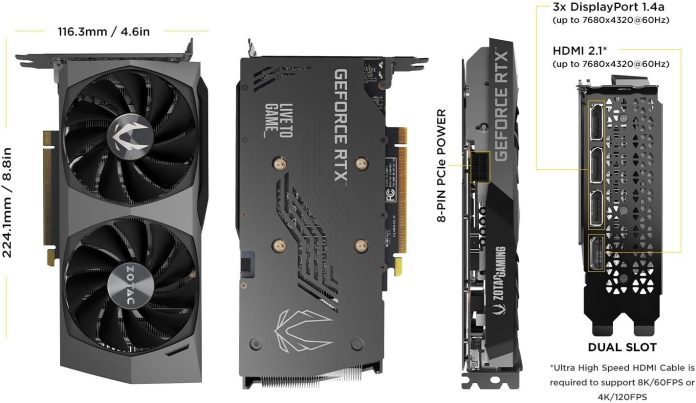zotac gaming geforce rtx 3060 twin edge oc graphics card review