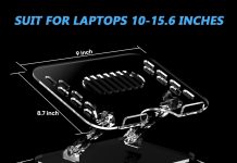 adjustable foldable laptop stand portable ergonomic computer stand for laptop compatible with 10 to 156 inches notebook 1 3