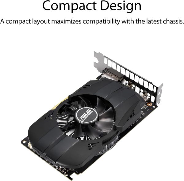 ASUS Phoenix AMD Radeon RX 550 Graphics Card (PCIe 3.0, 2GB GDDR5 Memory, HDMI, DisplayPort, DVI-D, FreeSync, IP5X Dust Resistant, Dual Ball Fan Bearings, Auto-Extreme, Compact Design)