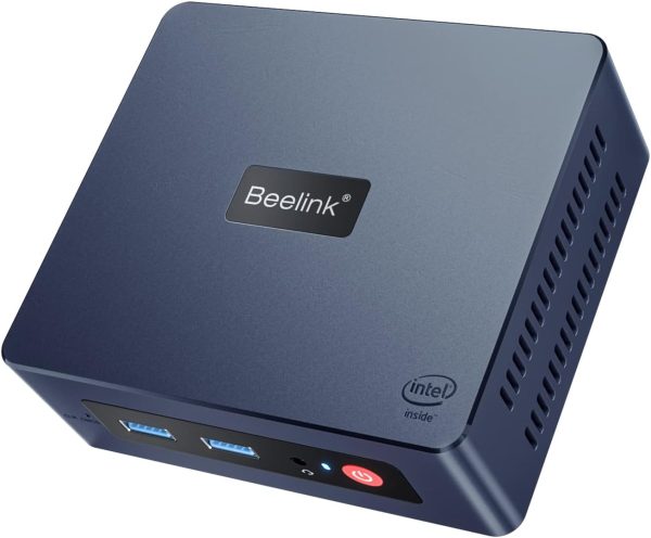 Beelink New 11 Generation Intel N5095 Processor (up to 2.9GHZ), Mini PC,Mini Computer with 8GB DDR4 RAM/ 256GB M.2 SATA SSD, Supports Extended HDD  SSD/4K 60FPS/Dual HDMI/ WiFi5 /BT4.0,W11 pro