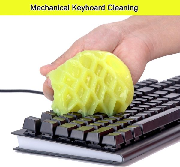 COLORCORAL Cleaning Gel Universal Dust Cleaner for PC Keyboard Cleaning Car Detailing Laptop Dusting Home and Office Electronics Cleaning Kit Computer Dust Remover from 160g