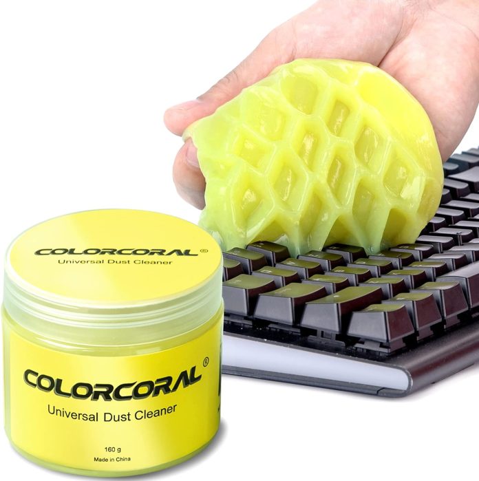 colorcoral cleaning gel universal dust cleaner for pc keyboard cleaning car detailing laptop dusting home and office ele