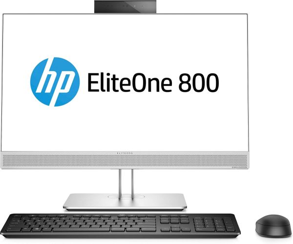 HP 1JF76UT#ABA EliteOne 800 G3 23.8 All-in-One PC - 8 GB RAM - 256 GB SSD - Intel HD Graphics - Black/Gray