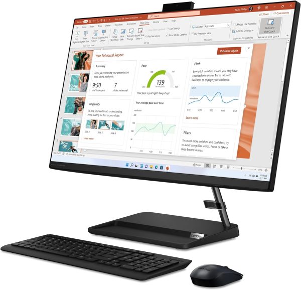 Lenovo IdeaCentre AIO 3i - (2023) - All in One Desktop - PC Computer - Mouse  Keyboard Included - 27 FHD Display - Windows 11-16GB Memory - 512GB Storage - Intel Core i5-13420H