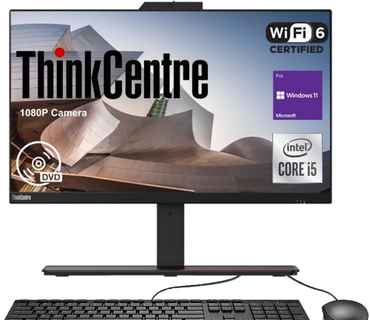 lenovo thinkcentre m90a business all in one desktop 238 fhd ips screen intel core i5 10500 wi fi 6 16gb ram 512gb ssd 10