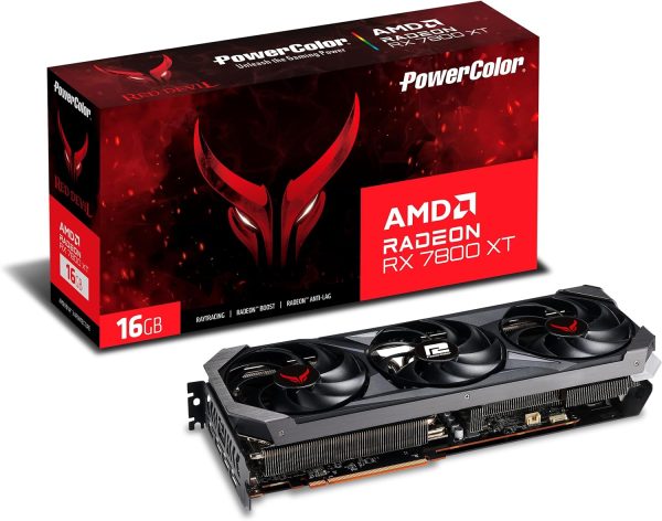 PowerColor Red Devil AMD Radeon RX 7800 XT 16GB GDDR6 Graphics Card