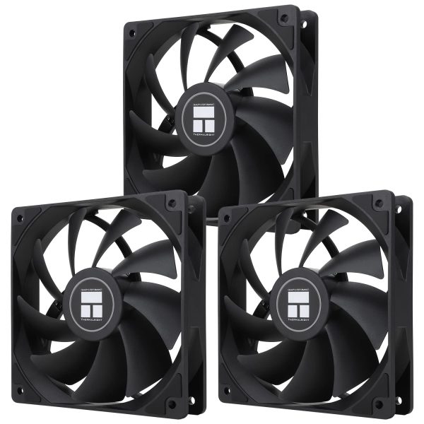 Thermalright TL-C12C X3 CPU Fan 120mm Case Cooler Fan, 4pin PWM Silent Computer Fan with S-FDB Bearing Included, up to 1550RPM Cooling Fan（3 Quantities）