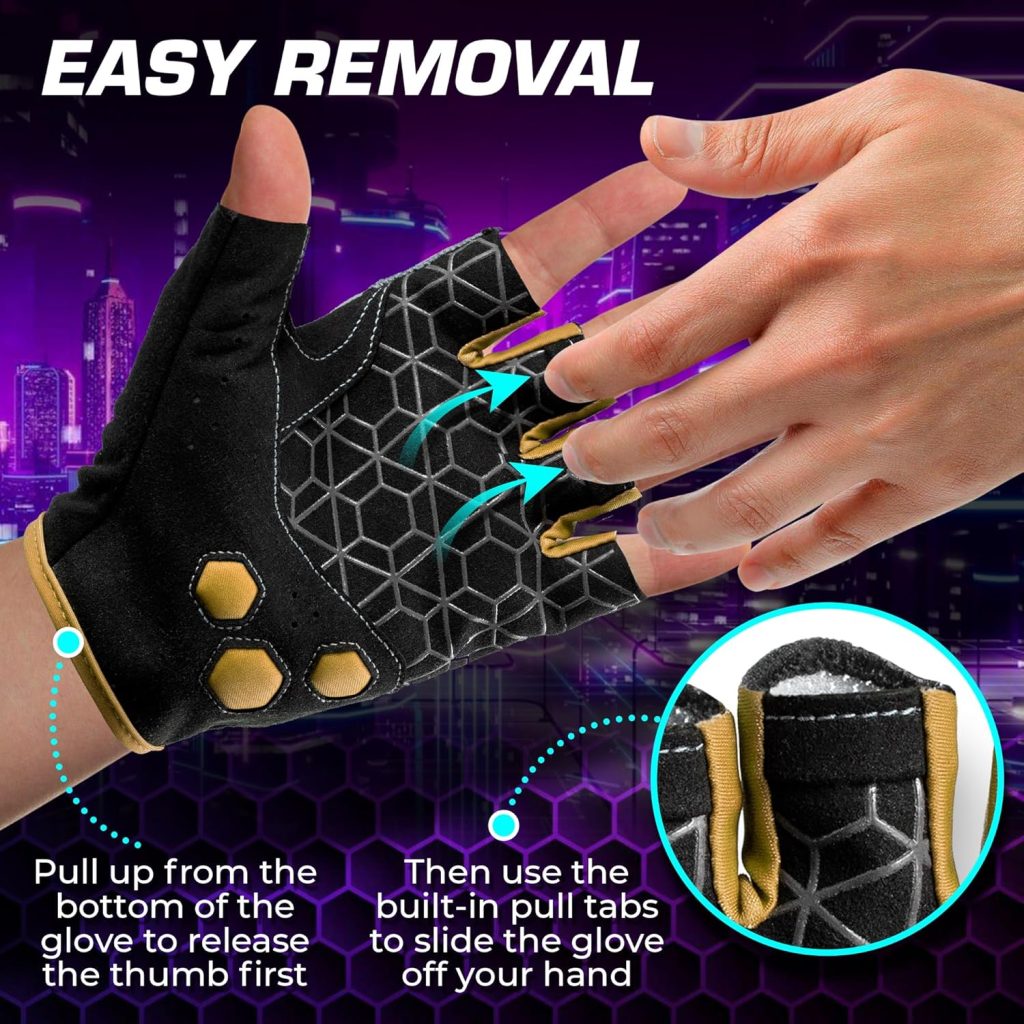 Gaming Gloves - Great Comfort and Grip, Perfect Gaming Gloves for Sweaty Hands, Ideal Gamer Gloves for PC, VR Gloves Gaming Gloves - Great Comfort and Grip, Perfect Gaming Gloves for Sweaty Hands, Ideal Gamer Gloves for PC, VR Gloves