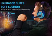 Gaming Headset with Microphone for PC Black Blue review gaming headset with microphone for pc ps4 ps5 headset noise cancelling gaming headphones for switch laptop mac xbox seri 3