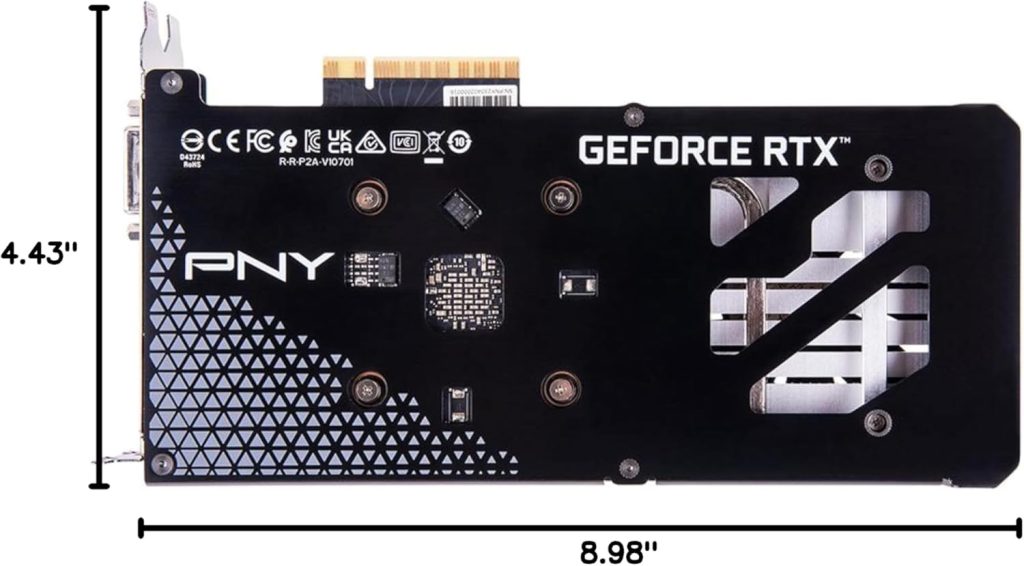 PNY GeForce RTX™ 3050 8GB Verto Dual Fan Graphics Card PNY GeForce RTX™ 3050 8GB Verto Dual Fan Graphics Card