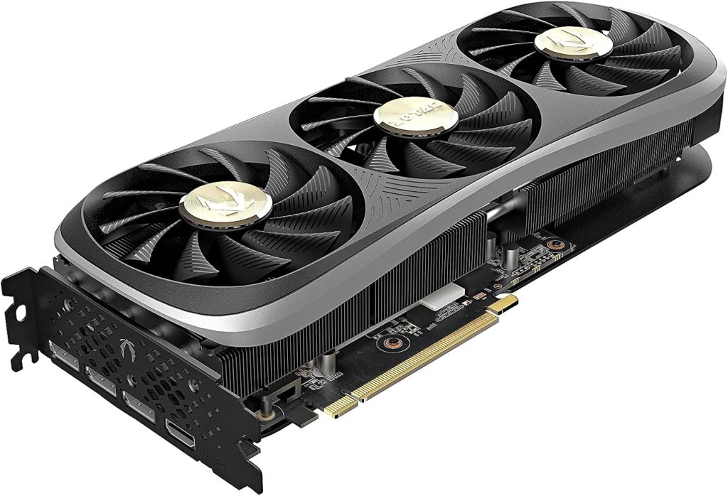 ZOTAC Gaming GeForce RTX 4070 Ti Trinity OC DLSS 3 12GB GDDR6X 192-bit 21 Gbps PCIE 4.0 Gaming Graphics Card, IceStorm 2.0 Advanced Cooling, Spectra 2.0 RGB Lighting, ZT-D40710J-10P ZOTAC Gaming GeForce RTX 4070 Ti Trinity OC DLSS 3 12GB GDDR6X 192-bit 21 Gbps PCIE 4.0 Gaming Graphics Card, IceStorm 2.0 Advanced Cooling, Spectra 2.0 RGB Lighting, ZT-D40710J-10P