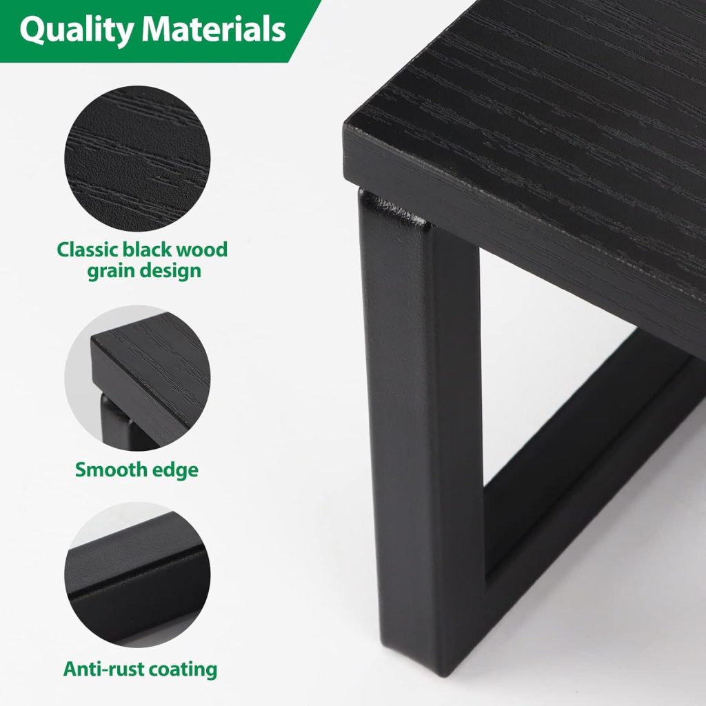 MEBRUDY Dual Monitor Stand Riser, Adjustable Length and Angle Wood Monitor Stand for Desk, Monitor Stand with 2 Slots, Desktop Organizer Stand for 2 Monitor(Black) MEBRUDY Dual Monitor Stand Riser, Adjustable Length and Angle Wood Monitor Stand for Desk, Monitor Stand with 2 Slots, Desktop Organizer Stand for 2 Monitor(Black)